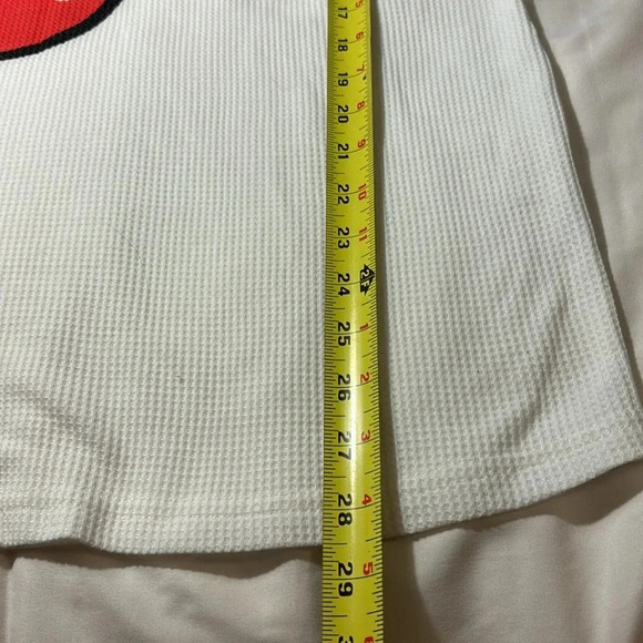 Rolling Stones White Waffle Long Sleeve size M - Picture 7 of 9